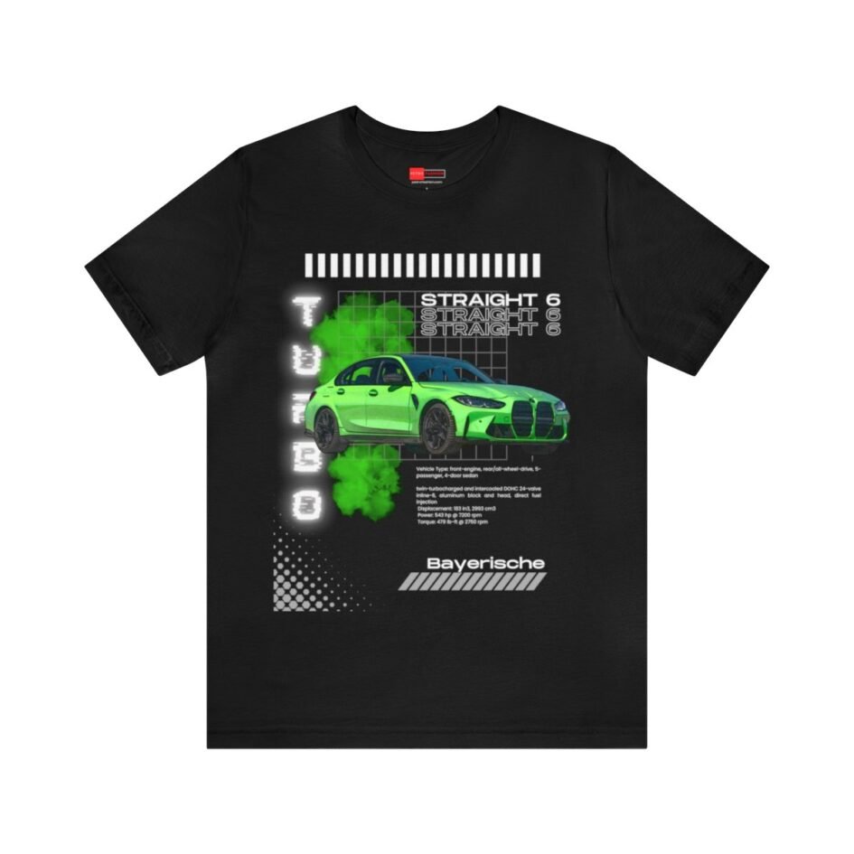 Introducing our BMW M3 T-Shirt, a must-have for car enthusiasts and fans of this iconic vehicle. This classic unisex jersey short sleeve tee is designed to fit like a well-loved favorite, made from soft cotton that will make you fall in love with it over and over again.