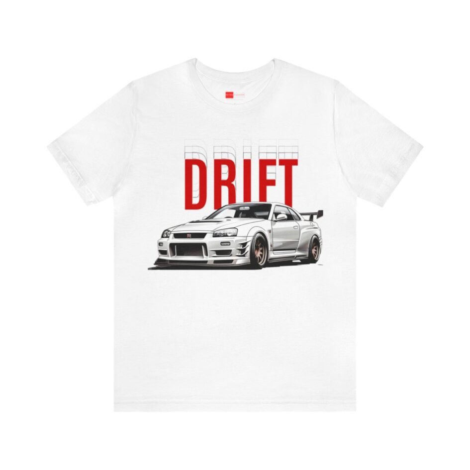 Introducing our Nissan GTR R34 T-Shirt, a tribute to the iconic JDM legend. Now available in classic White and sleek Silver colors, these t-shirts are essential additions to any car enthusiast's wardrobe.
