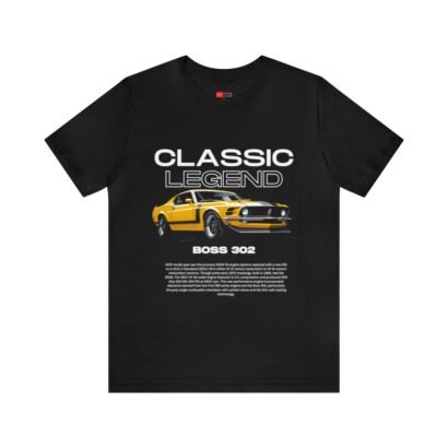 Vintage Ford Mustang Boss 302 Graphic Tee | Classic Muscle Car T-Shirt