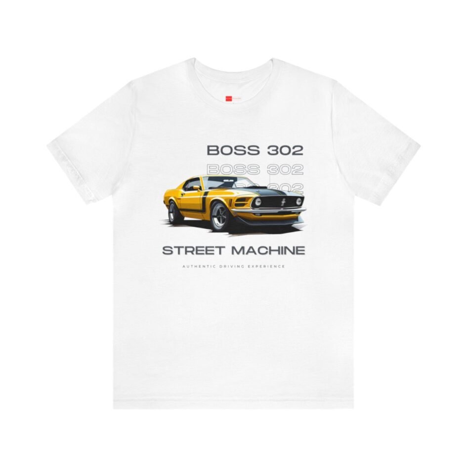 Vintage Muscle Car T-Shirt | 1979 Ford Mustang 302 Boss | Retro Style Streetwear