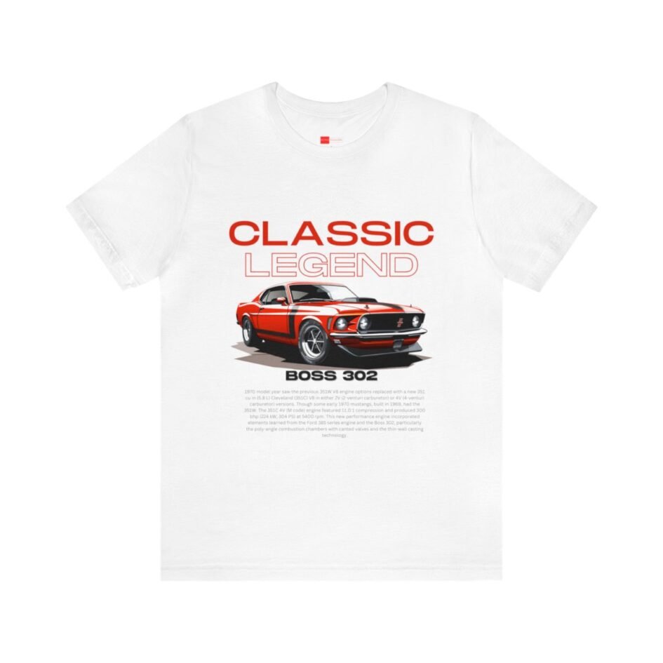 Vintage Ford Mustang Boss 302 Classic Tee | Unisex Muscle Car T-Shirt