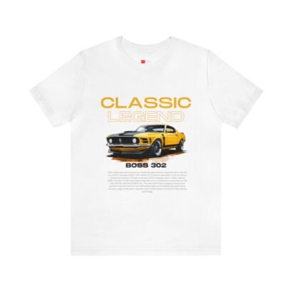 Vintage Muscle Car T-Shirt - Ford Mustang Boss 302 Graphic Tee